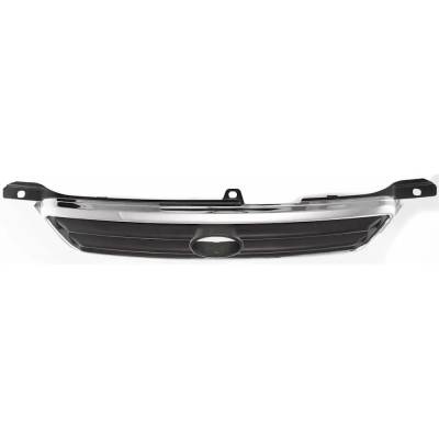 Rareelectrical - New Chrome Shell Grille Assembly Compatible With Toyota Camry Ce 4 Cyl 2.2L Camry Xle 4 Cyl 2.2L - Image 6