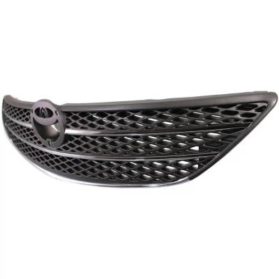 Rareelectrical - New Painted Gray Grille Assembly Compatible With Toyota Camry Le 4 Cyl 2.4L Camry Xle 4 Cyl 2.4L - Image 2