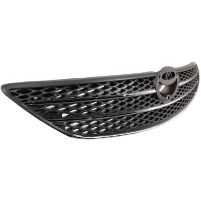 Rareelectrical - New Painted Gray Grille Assembly Compatible With Toyota Camry Le 4 Cyl 2.4L Camry Xle 4 Cyl 2.4L - Image 3