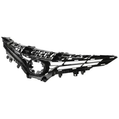 Rareelectrical - New Textured Black Grille Assembly Compatible With Toyota Camry Hybrid Xse 4 Cyl 2.5L Camry Se 4 Cyl - Image 2