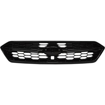 New Dark Gray Grille Assembly Compatible With Subaru Wrx Limited 4 Cyl 2.0L Wrx Base 4 Cyl 2.0L Wrx