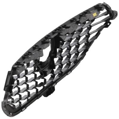 Rareelectrical - New Painted Black Grille Assembly Compatible With Toyota Highlander Xse 6 Cyl 3.5L Highlander Xse 4 - Image 4