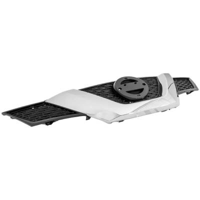 Rareelectrical - Painted Black Grille Assembly Compatible With Nissan Rogue Sv 4 Cyl 2.5L Rogue S 4 Cyl 2.5L - Image 3