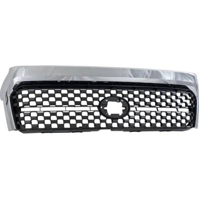 Rareelectrical - New Grille Assembly Compatible With Toyota Tundra Sr5 8 Cyl 4.6L Tundra Trd Sport Premium 8 Cyl 5.7L - Image 3