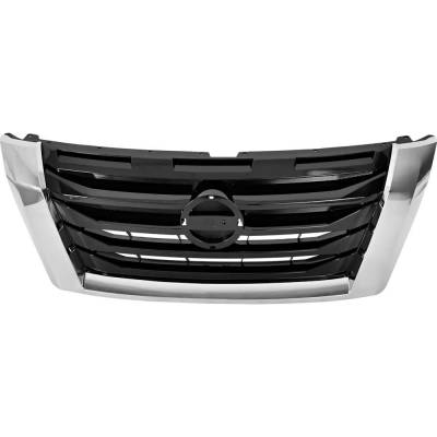 New Painted Black Grille Assembly Compatible With Nissan Pathfinder Sl Premium 6 Cyl 3.5L Pathfinder