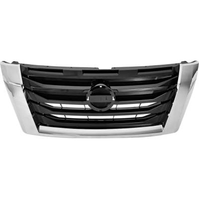 Rareelectrical - New Painted Black Grille Assembly Compatible With Nissan Pathfinder Sv 6 Cyl 3.5L Pathfinder Sl - Image 2
