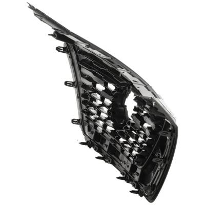 Rareelectrical - New Black Shell Grille Assembly Compatible With Nissan Rogue Sl 3 Cyl 1.5L Rogue S 3 Cyl 1.5L Rogue - Image 7