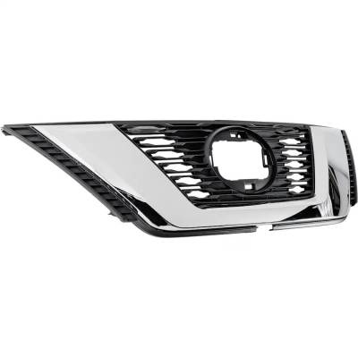 Rareelectrical - New Textured Black Grille Assembly Compatible With Nissan Rogue Sv 4 Cyl 2.5L Rogue Sv Hybrid 4 Cyl - Image 3