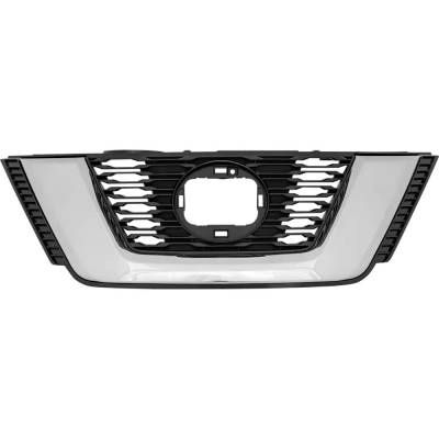 Rareelectrical - New Grille Assembly Compatible With Nissan Rogue Sv Hybrid 4 Cyl 2.0L Rogue Sl Hybrid 4 Cyl 2.0L - Image 2