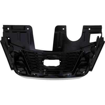 Rareelectrical - New Grille Assembly Compatible With Nissan Rogue Sv Hybrid 4 Cyl 2.0L Rogue Sl Hybrid 4 Cyl 2.0L - Image 4