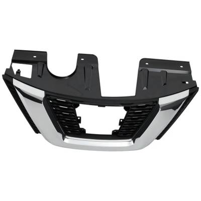 New Textured Black Grille Assembly Compatible With Nissan Rogue Sl Hybrid 4 Cyl 2.0L Rogue Sl 4 Cyl