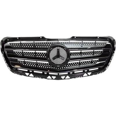 New Black Grille Assembly Compatible With Mercedes Benz Sprinter 2500 Base 4 Cyl 2.1L Sprinter 3500