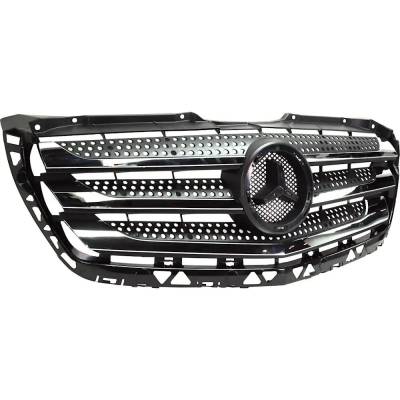 Rareelectrical - New Black Grille Assembly Compatible With Mercedes Benz Sprinter 2500 Base 6 Cyl 3.0L Sprinter 3500 - Image 2