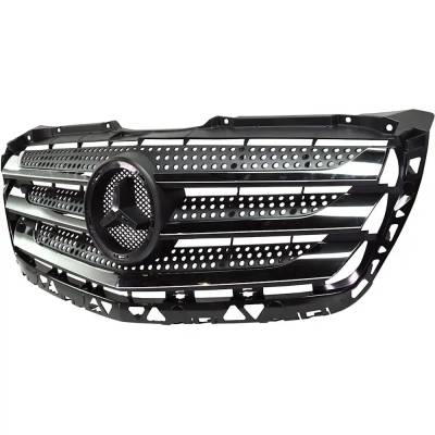 Rareelectrical - New Black Grille Assembly Compatible With Mercedes Benz Sprinter 2500 Base 6 Cyl 3.0L Sprinter 3500 - Image 3