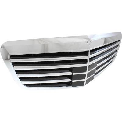 Rareelectrical - New Chrome Shell Grille Assembly Compatible With Mercedes Benz S550 Base 8 Cyl 4.7L S63 Amg Base 8 - Image 2
