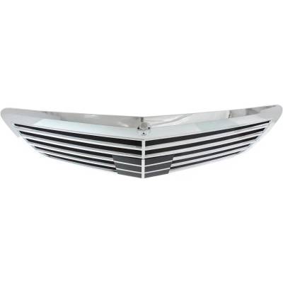 Rareelectrical - New Chrome Shell Grille Assembly Compatible With Mercedes Benz S550 Base 8 Cyl 4.7L S63 Amg Base 8 - Image 4