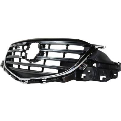 Rareelectrical - New Chrome Shell Grille Assembly Compatible With Mazda Cx-5 Sport 4 Cyl 2.0L Cx-5 Gs 4 Cyl 2.5L Cx-5 - Image 3