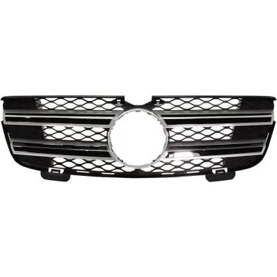 New Painted Silver Grille Assembly Compatible With Mercedes Benz Gl350 Bluetec 4Matic 6 Cyl 3.0L