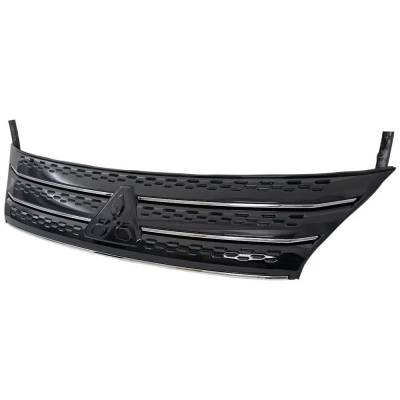 Rareelectrical - New Painted Black Grille Assembly Compatible With Mitsubishi Outlander Sel Launch Edition 4 Cyl 2.5L - Image 3