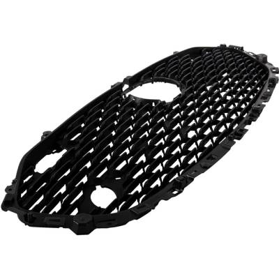 Rareelectrical - New Textured Gray Grille Assembly Compatible With Mazda 3 Gx 4 Cyl 2.0L 3 Preferred 4 Cyl 2.5L 3 2.0 - Image 2