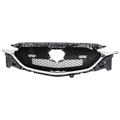 New Painted Black Grille Assembly Compatible With Mazda Cx-5 Grand Touring Reserve 4 Cyl 2.5L Cx-5