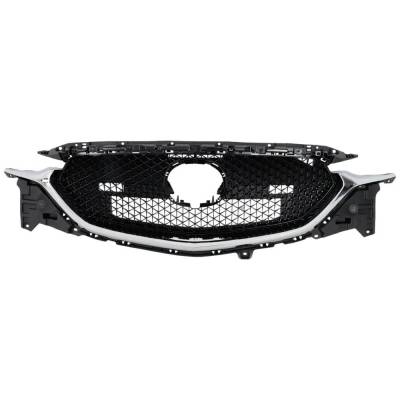 Rareelectrical - New Painted Black Grille Assembly Compatible With Mazda Cx-5 Grand Touring Reserve 4 Cyl 2.5L Cx-5 - Image 2
