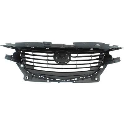 Rareelectrical - New Textured Gray Grille Assembly Compatible With Mazda Cx-3 Gs 4 Cyl 2.0L Cx-3 Touring 4 Cyl 2.0L - Image 5