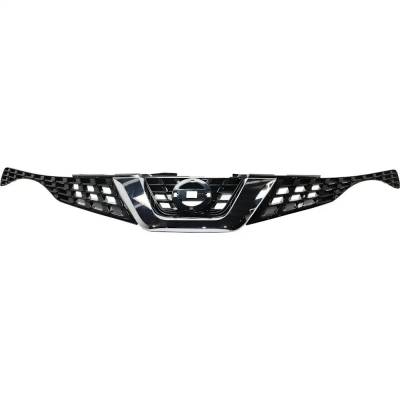 New Paintable Grille Assembly Compatible With Nissan Juke Sv 4 Cyl 1.6L Juke S 4 Cyl 1.6L Juke Sl 4