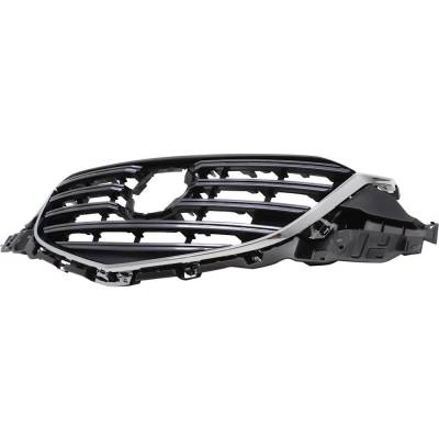 Rareelectrical - New Chrome Shell Grille Assembly Compatible With Mazda Cx-5 Gs 4 Cyl 2.5L Cx-5 Gx 4 Cyl 2.0L Cx-5 Gt - Image 2