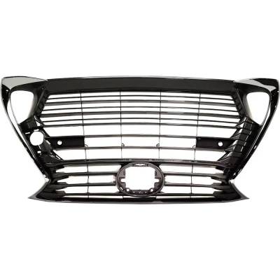New Chrome Shell Grille Assembly Compatible With Lexus Gs300 Base 4 Cyl 2.0L Gs350 Base 6 Cyl 3.5L