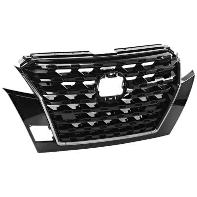 Rareelectrical - Painted Black Grille Assembly Compatible With Nissan Kicks Sr 4 Cyl 1.6L 2021-2023 Ni1200325 - Image 3