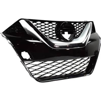 Rareelectrical - New Black Grille Assembly Compatible With Nissan Maxima S 6 Cyl 3.5L Maxima Sv 6 Cyl 3.5L Maxima Sl - Image 2