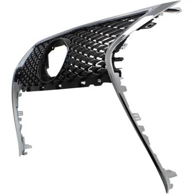 Rareelectrical - New Primed Grille Assembly Compatible With Lexus Is250 F Sport 6 Cyl 2.5L 2014 Production Date To - Image 2