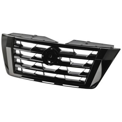 Rareelectrical - Painted Black Grille Assembly Compatible With Nissan Armada Sl 8 Cyl 5.6L 2021-2023 Ni1200328 - Image 2