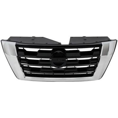 Rareelectrical - New Painted Black Grille Assembly Compatible With Nissan Armada S 8 Cyl 5.6L Armada Sv 8 Cyl 5.6L - Image 2