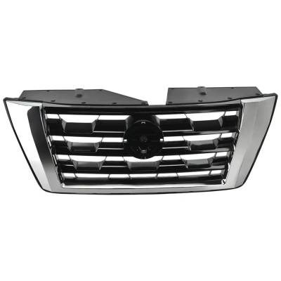 New Painted Black Grille Assembly Compatible With Nissan Armada Platinum 8 Cyl 5.6L Armada Sl 8 Cyl