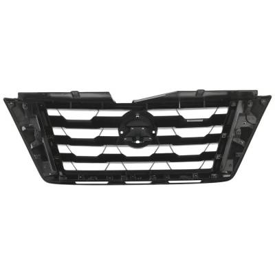 Rareelectrical - New Painted Black Grille Assembly Compatible With Nissan Armada Platinum 8 Cyl 5.6L Armada Sl 8 Cyl - Image 4