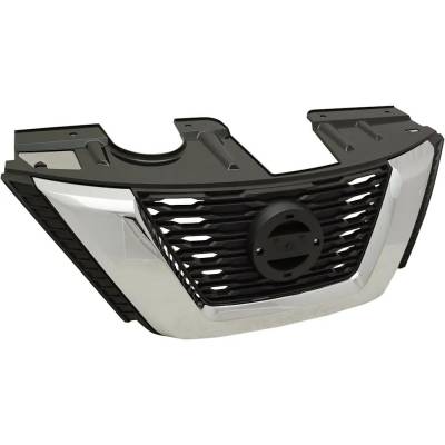 Rareelectrical - New Textured Black Grille Assembly Compatible With Nissan Rogue Sl Hybrid 4 Cyl 2.0L Rogue Sv Hybrid - Image 2