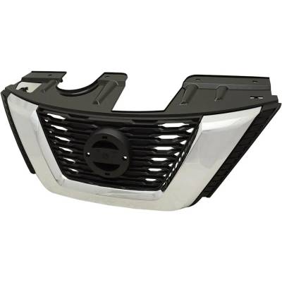 Rareelectrical - New Textured Black Grille Assembly Compatible With Nissan Rogue Sl Hybrid 4 Cyl 2.0L Rogue Sv Hybrid - Image 3