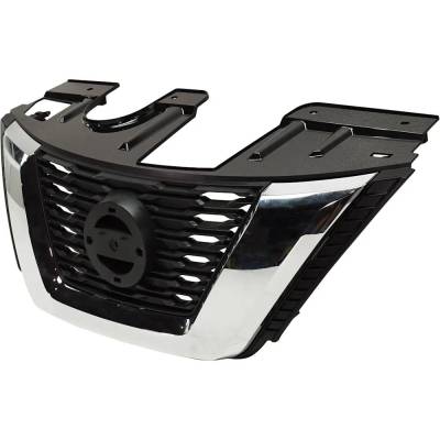 Rareelectrical - New Textured Black Grille Assembly Compatible With Nissan Rogue Sl Hybrid 4 Cyl 2.0L Rogue Sl 4 Cyl - Image 2