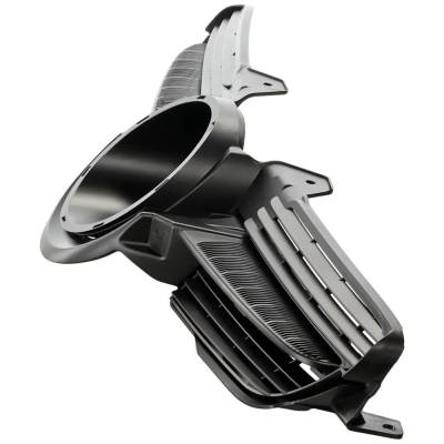 Rareelectrical - New Primed Black Grille Assembly Compatible With Mercedes Benz Slk280 Base 6 Cyl 3.0L Slk350 Base 6 - Image 3