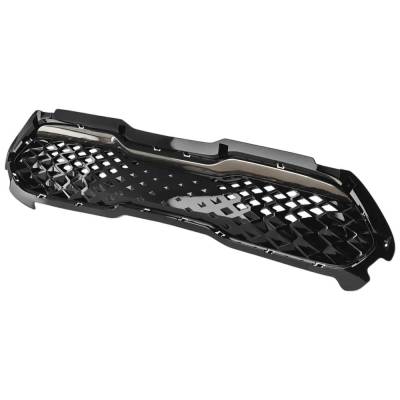 Rareelectrical - New Painted Black Grille Assembly Compatible With Kia Niro Lx 4 Cyl 1.6L Niro Plug-In Hybrid Ex 4 - Image 2