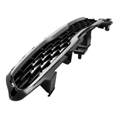 Rareelectrical - Chrome Shell Grille Assembly Compatible With Kia Forte Ex 4 Cyl 2.0L Forte S 4 Cyl 2.0L 2019-2021 - Image 2