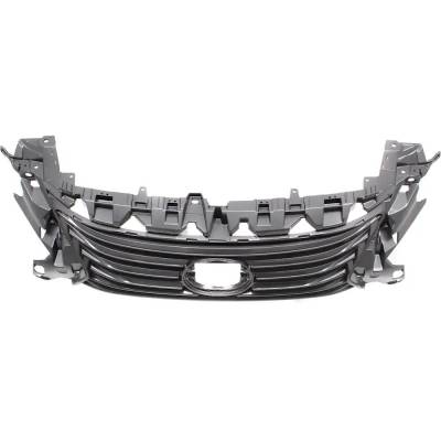 Rareelectrical - Gray Grille Assembly Compatible With Lexus Es350 Base 6 Cyl 3.5L Es300h Base 4 Cyl 2.5L 2016-2018 By - Image 4