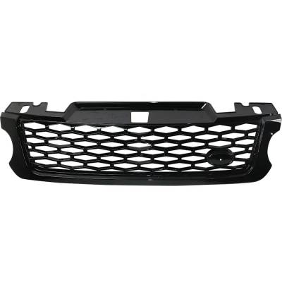 Black Grille Assembly Compatible With Land Rover Range Rover Sport Svr 8 Cyl 5.0L 2015-2017