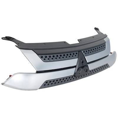 Rareelectrical - New Textured Black Grille Assembly Compatible With Mitsubishi Outlander Ex 4 Cyl 2.4L Outlander Sp 4 - Image 3