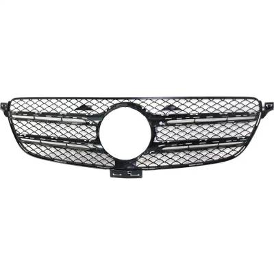 New Textured Black Grille Assembly Compatible With Mercedes Benz Gle43 Amg 4Matic 6 Cyl 3.0L Gle350