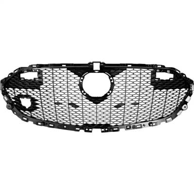 Rareelectrical - New Textured Black Grille Assembly Compatible With Mazda 3 Carbon Edition 4 Cyl 2.5L 3 Gt 4 Cyl 2.5L - Image 2