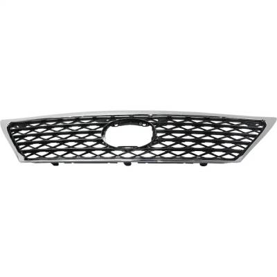 Rareelectrical - Chrome Shell Grille Assembly Compatible With Lexus Ls460 Base 8 Cyl 4.6L Ls460 L 8 Cyl 4.6L - Image 4