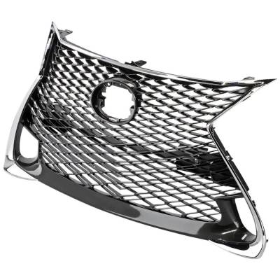 New Painted Black Grille Assembly Compatible With Lexus Gs450h Base 6 Cyl 3.5L Gs450h F Sport 6 Cyl